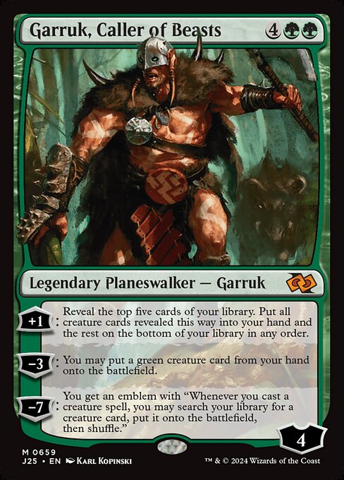 Garruk, Caller of Beasts (J25) — Nonfoil
