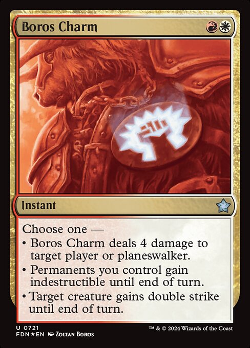 Boros Charm (FDN) — Foil
