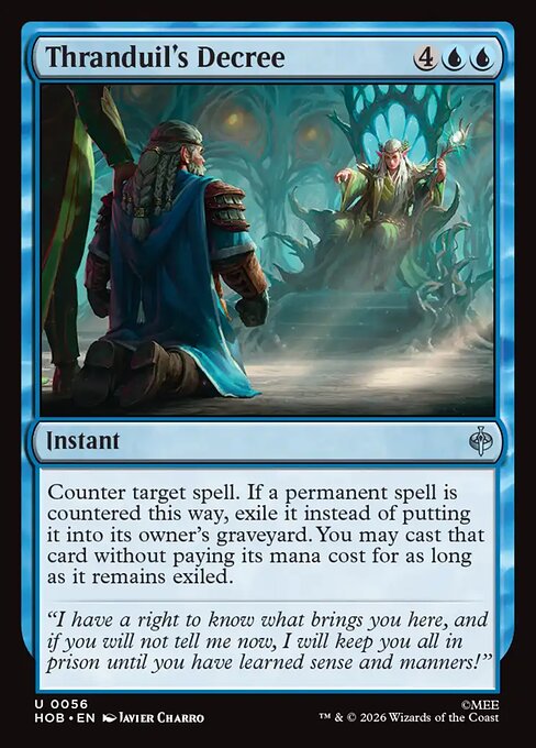 Thranduil's Decree (HOB) — Nonfoil