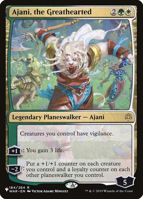 Ajani, the Greathearted (PLST) — Nonfoil