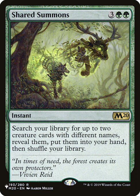 Shared Summons (PLST) — Nonfoil
