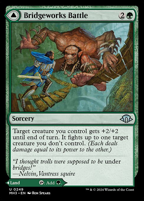 Bridgeworks Battle // Tanglespan Bridgeworks (MH3) — Foil