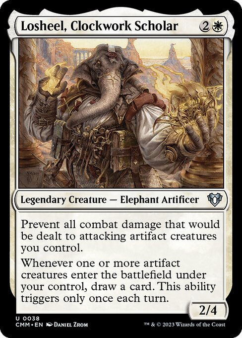 Losheel, Clockwork Scholar (CMM) — Nonfoil