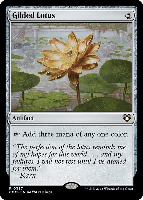 Gilded Lotus (CMM) — Nonfoil