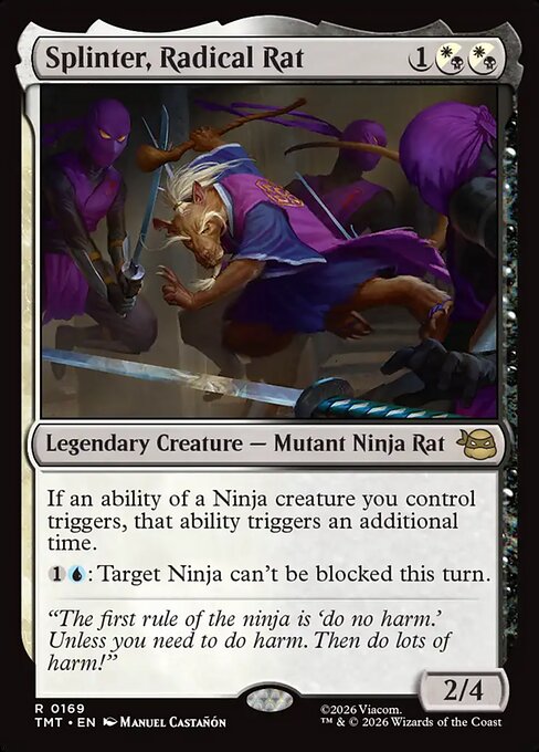 Splinter, Radical Rat (TMT) — Nonfoil