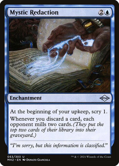 Mystic Redaction (MH2) — Foil
