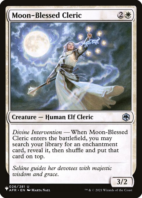 Moon-Blessed Cleric (PLST) — Nonfoil