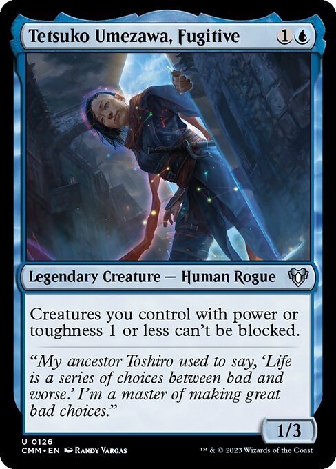 Tetsuko Umezawa, Fugitive (CMM) — Foil