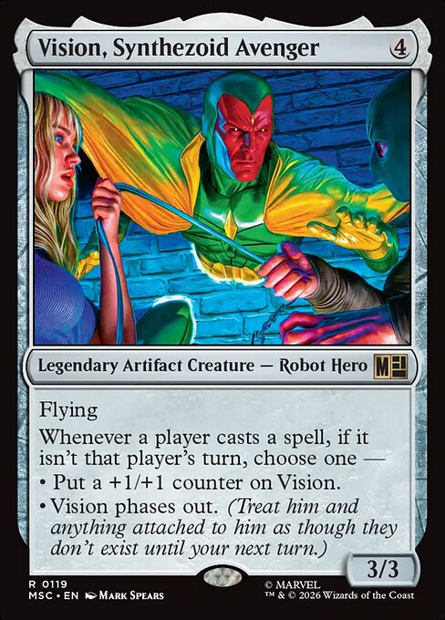 Vision, Synthezoid Avenger (MSC) — Nonfoil