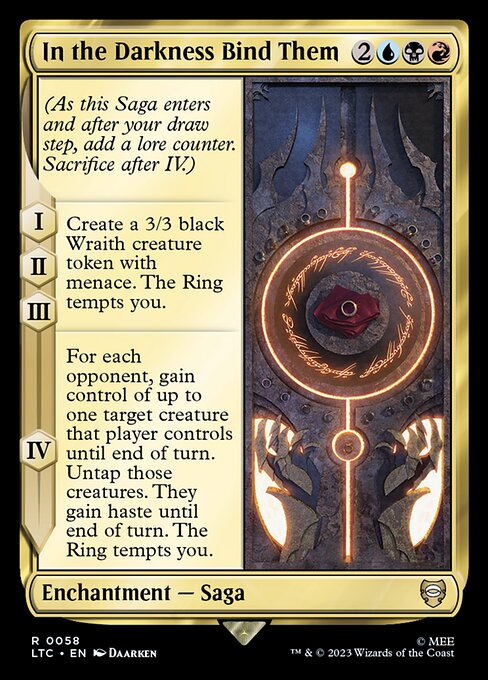 In the Darkness Bind Them (LTC) — Nonfoil