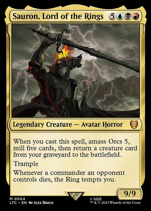 Sauron, Lord of the Rings (LTC) — Nonfoil