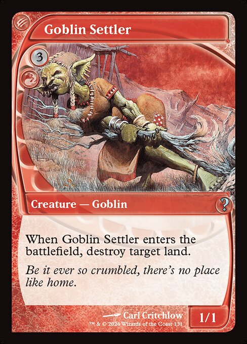 Goblin Settler (MB2) — Nonfoil