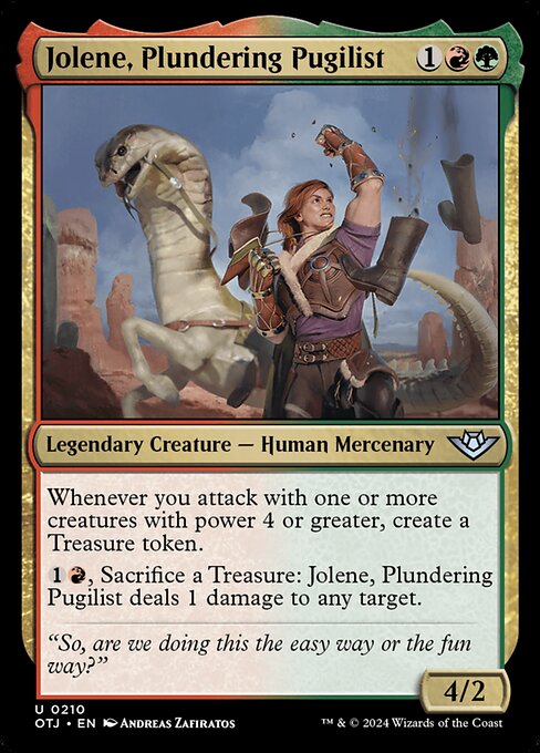 Jolene, Plundering Pugilist (OTJ) — Nonfoil